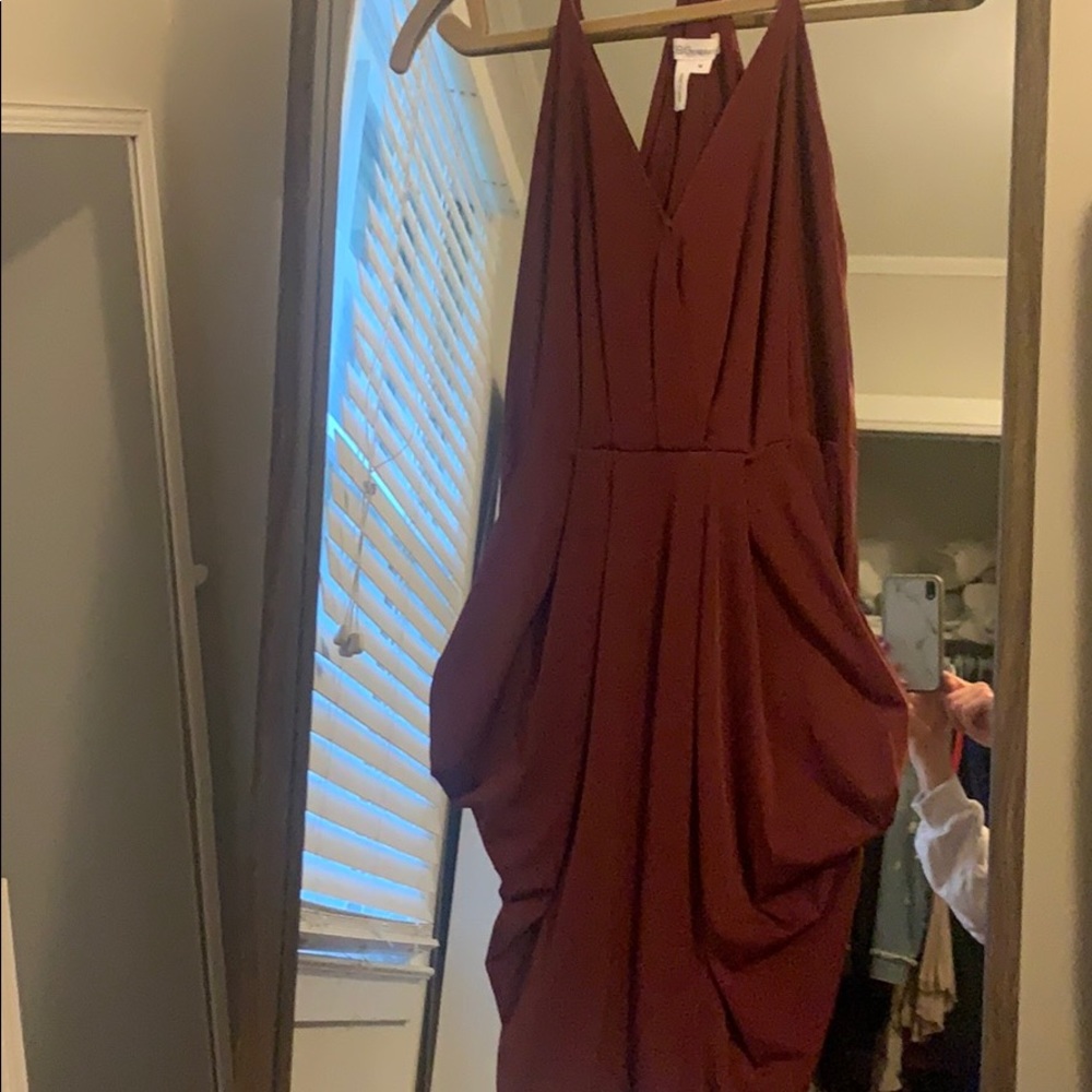Bcbg maroon dress